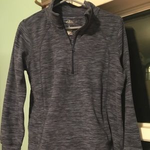 Small navy quarter zip fleece